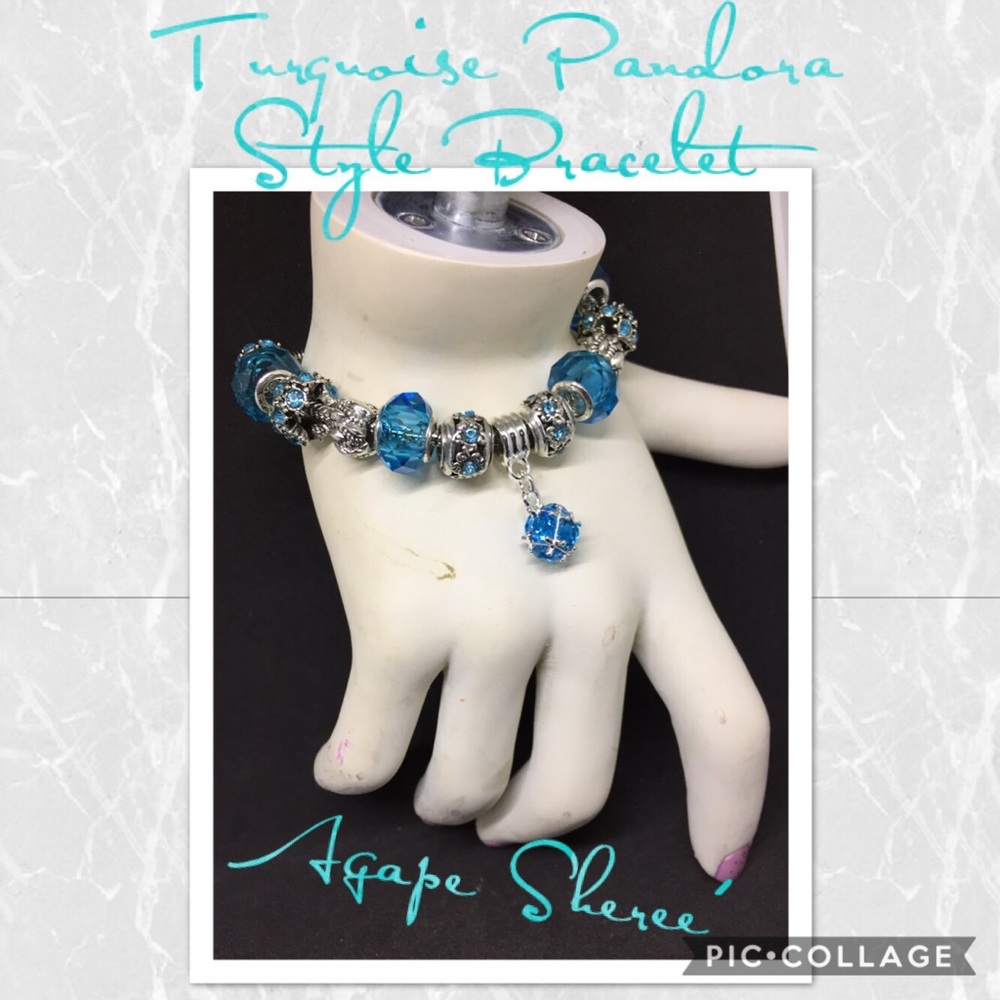 Turquoise Charm Bracelet